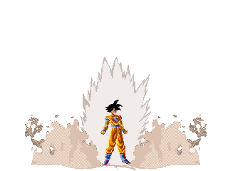 Goku fantastico power-up