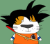Goku-Gatto che Saluta (Avatar Animato)