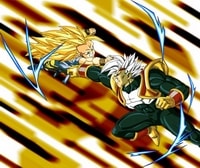 Goku Super Saiyan 3 Vs Baby Vegeta Dragon Ball Gt