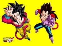 Goku Vegeta Super Saiyan 4