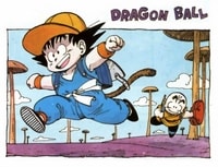 Goku E Crili In Allenamento