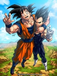 Goku And Vegeta Dragonball Fan Art