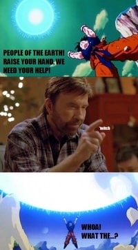 Chuck Norris dà un Aiutino per la Genkidama