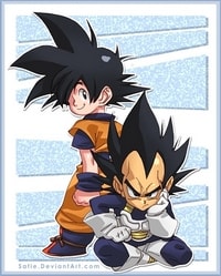 Goku & Vegeta Bambini