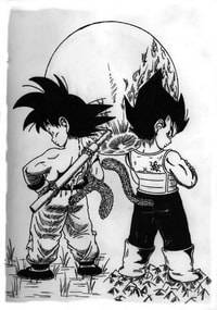 Kid Goku & Kid Vegeta